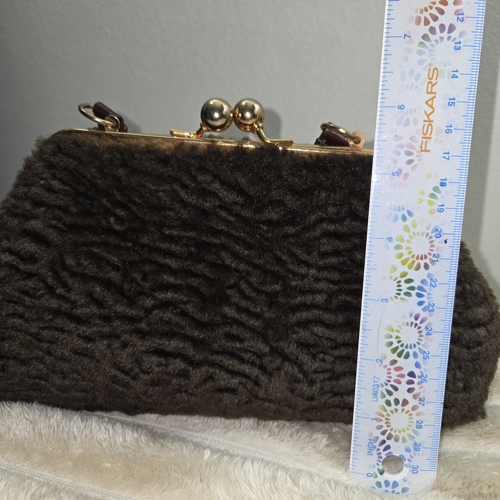 GLENDA GIES Elegant Brown Handbag - Picture 8 of 9